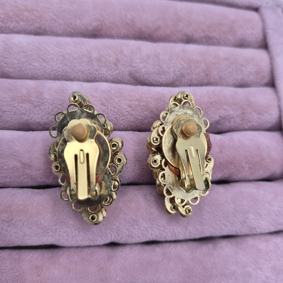 XL Rhinestone Statement Earrings - Picture 5 of 6